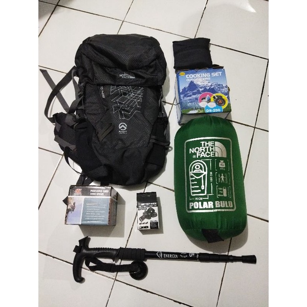 PAKET PERALATAN CAMPING HIKING - PERLENGKAPAN NAIK GUNUNG - TAS GUNUNG