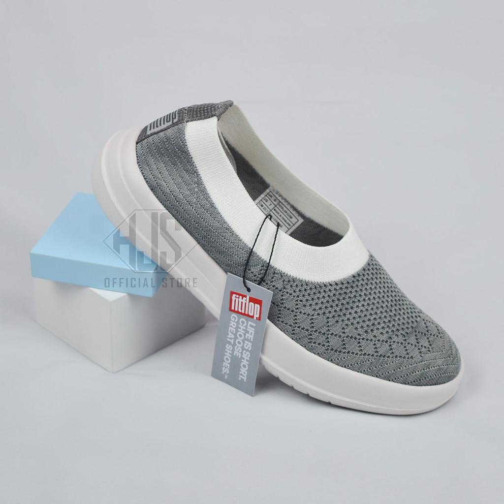 Sepatu Wanita FlyKnit Slip On AntiSlip Soft Canvas Sepatu Fitflop Wanita Rajut