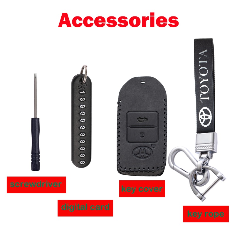 Cover Kunci Mobil Toyota  Raize Veloz AVANZA YARIS ATIV 2022-2023