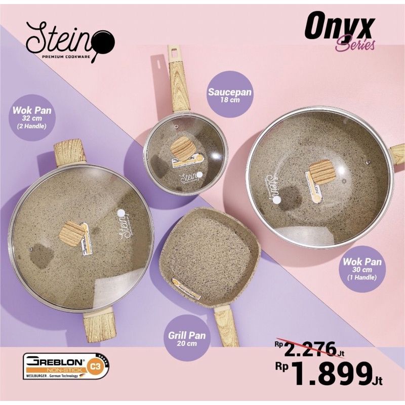 Stein Cookware Paket Onyx