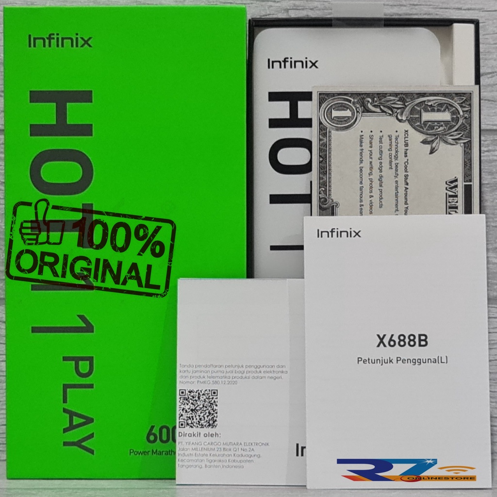 

BOX/DUS/KOTAK Infinix HOT 11 PLAY (Ex.Original)