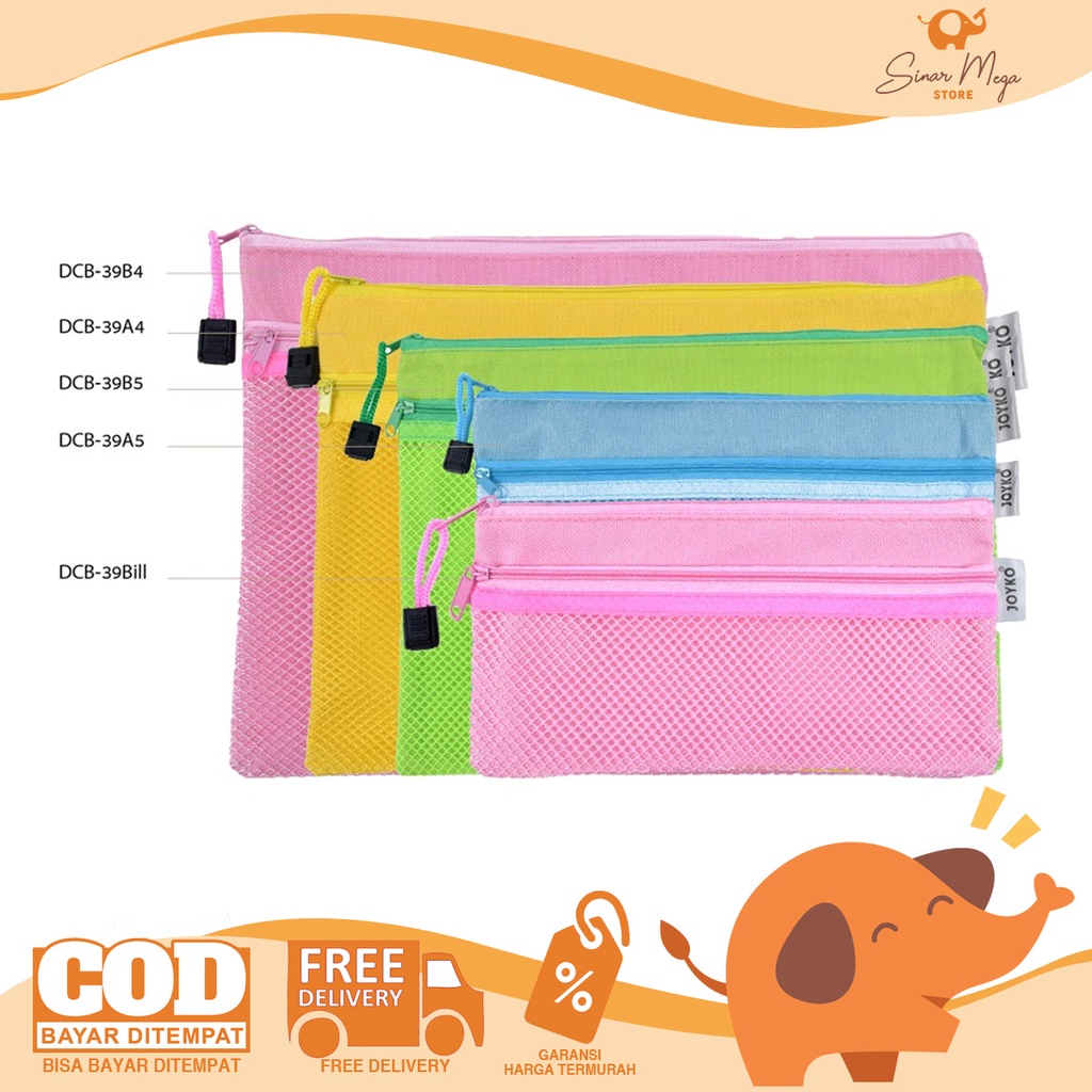 

Joyko Document Bag DCB-39(A4, B4, A5, B5, Bill)/ Map Tas Dokumen Murah Berkualitas