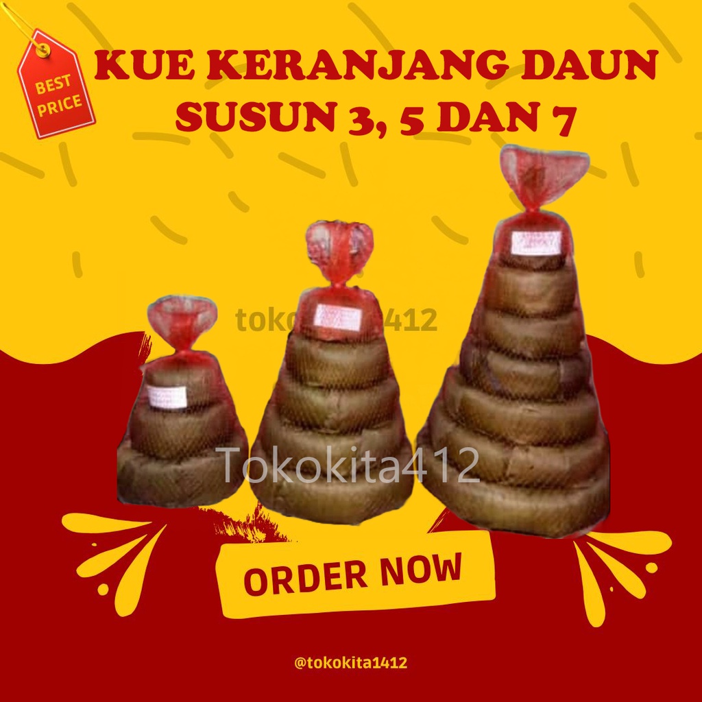 

Kue Keranjang Daun Susun Dodol Cina 3, 5, dan 7