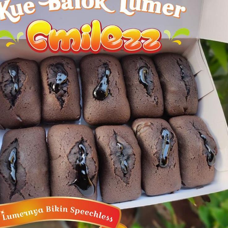 

✨BIG SALE✨ Kue Balok Brownies CMILEZZ Coklat Lumer Asli Coklat Jepang Isi 10 Pcs Cake Lumer Premium Quality murah