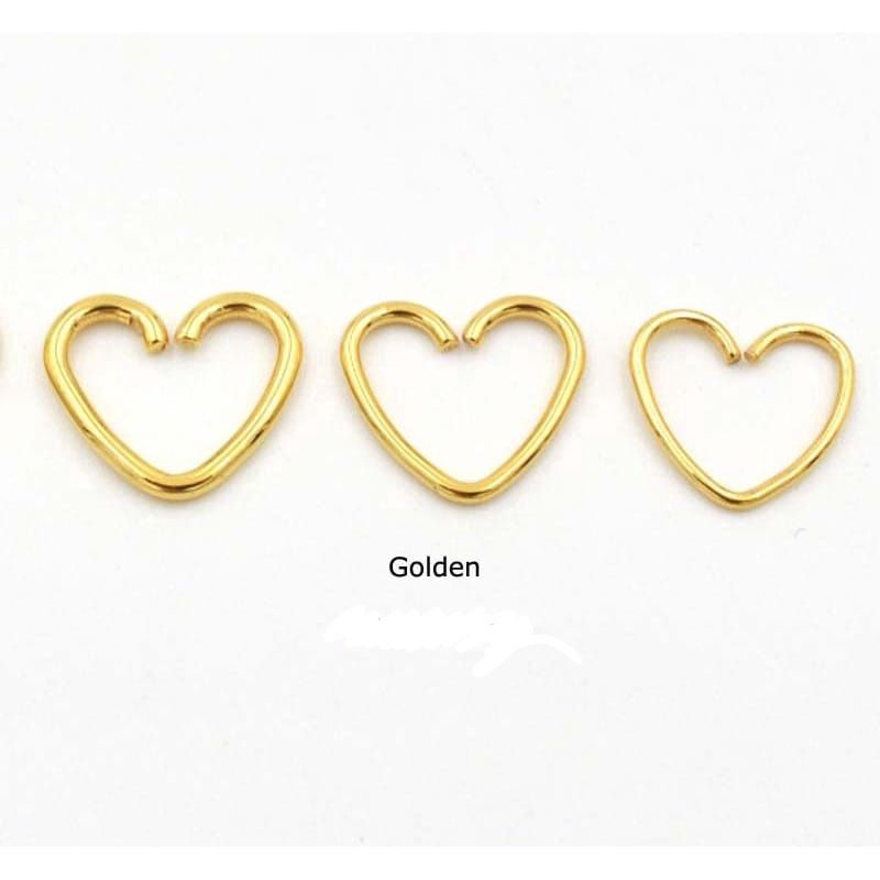 Piercing 1pcs &amp; 5pcs Earring Heart Shape Daith Cartiliage Stainless Steel