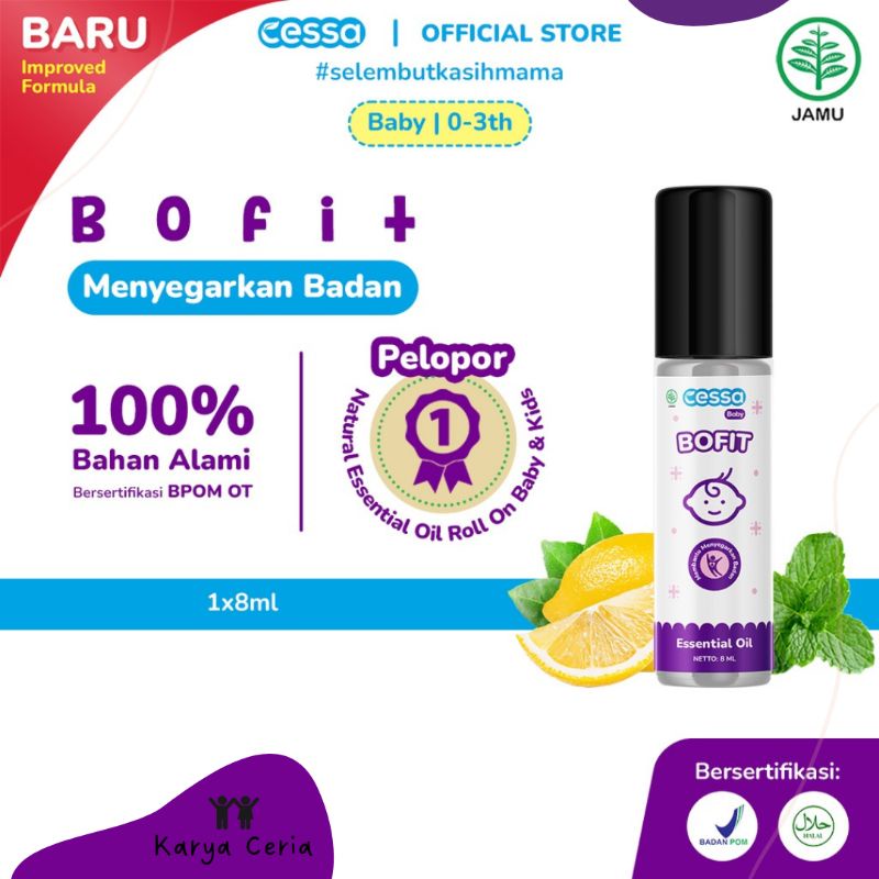 Cessa Ungu Bofit - Essential Oil Meningkatkan Daya Tahan Tubuh Bayi Warna Ungu