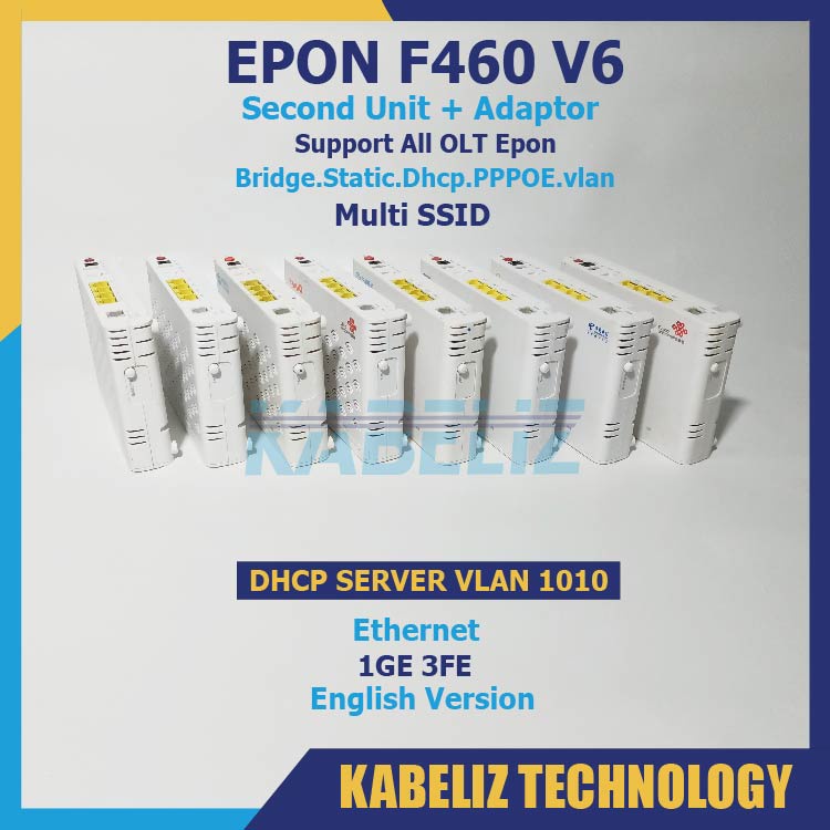 ONU EPON V6 ONT WIFI  MODEM WIFI MURAH SECOND GIGABYTE SUPPORT ALL OLT EPON HIOSO HSGQ SUPPORT BRIDGE ONU EPON ZTE F460 V6 ROUTER ZTE