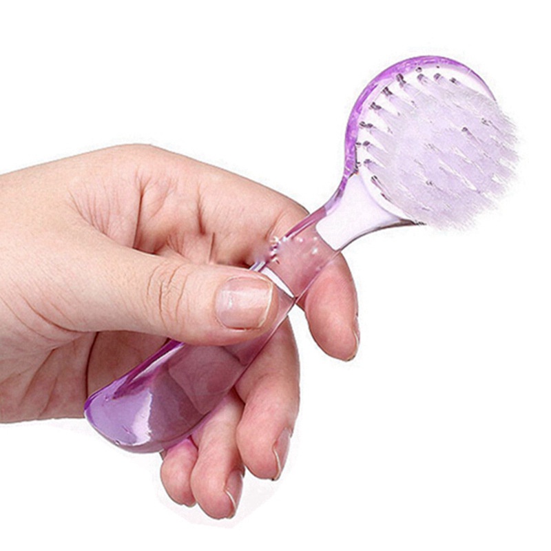 Sikat kuku mini nail brush untuk manicure pedicure pembersih debu kuku kikir nails buffer/Nail Brush/Sikat Kuku/Pembersih Kutek/Remover Kutek