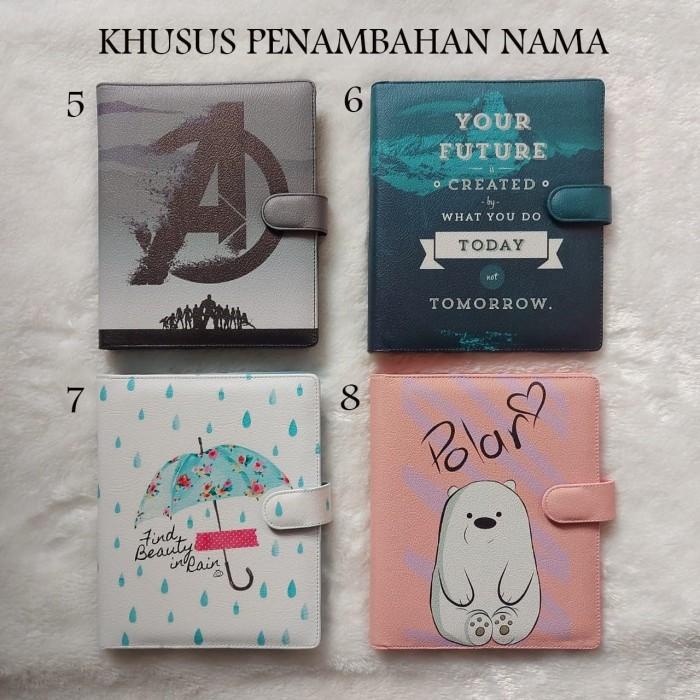 

BINDER COSTUM KHUSUS TAMBAH NAMA A5 DAN B5