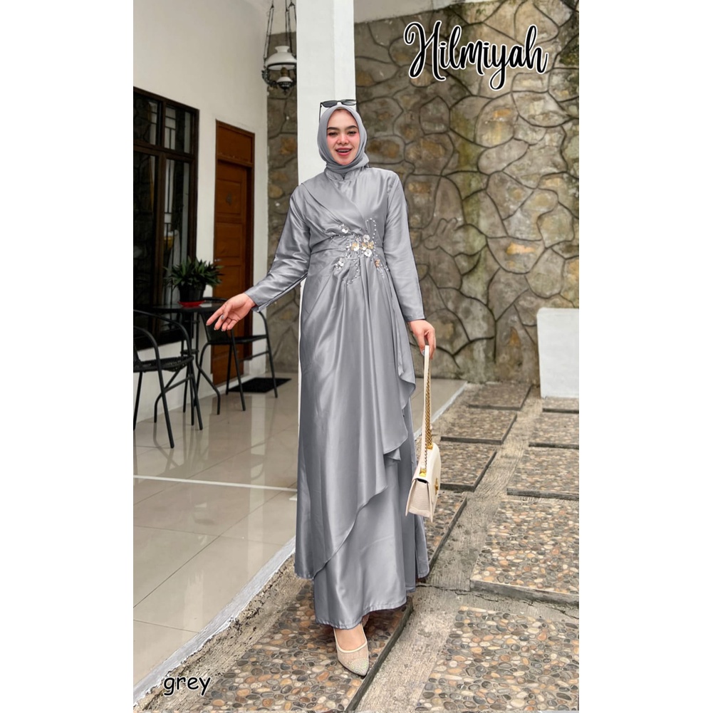 HILMIYAH Gamis kondangan gaun pesta muslimah