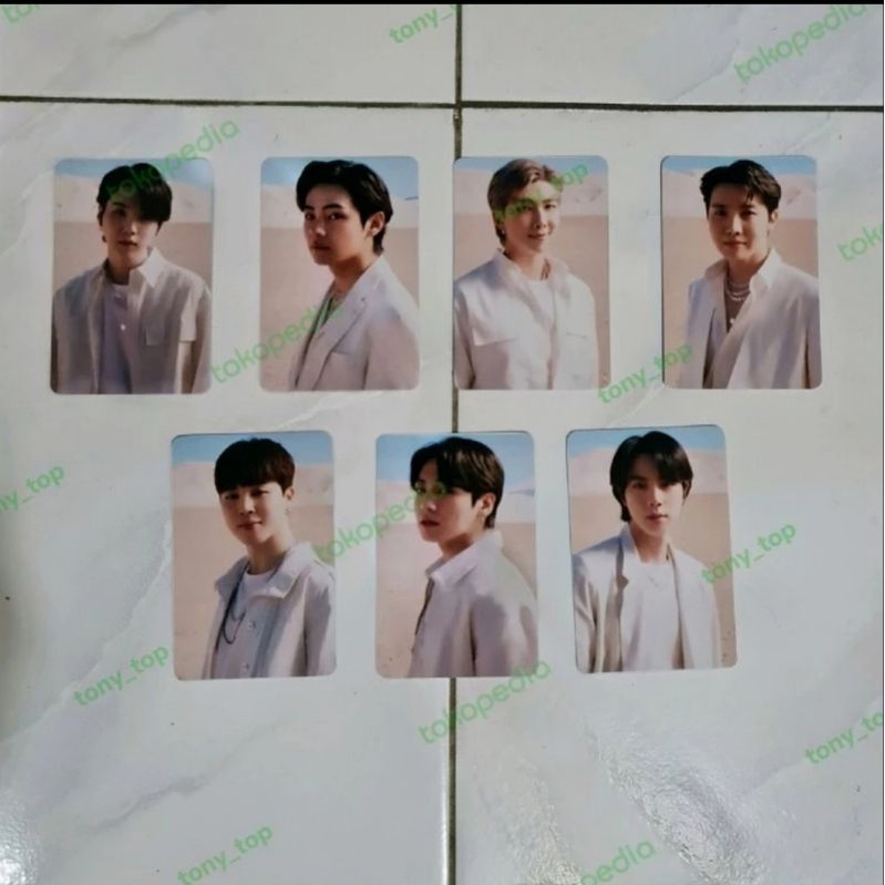 BTS Army Yet To Come Member Foto KartuCard PhotoCard Korea UnOfficial