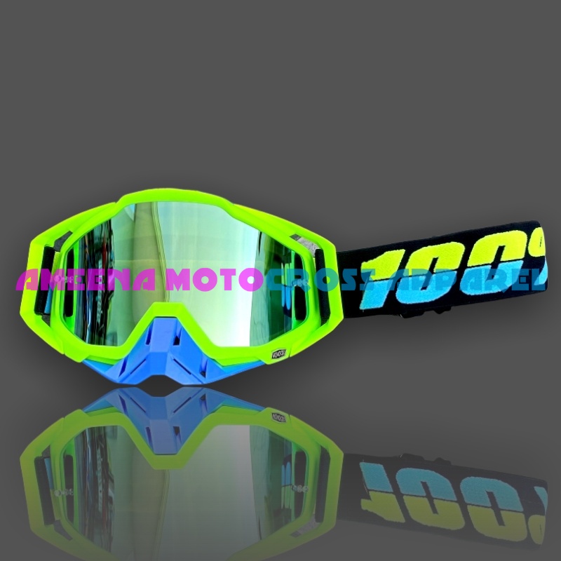Google 100 Percent - Kacamata Motor - Google Motocross - Google MX Trail - Google Rainbow - 028