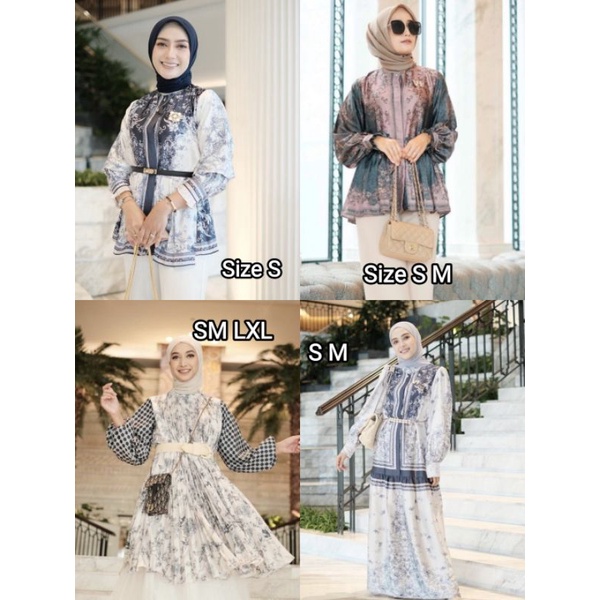 TDJ BLOOM SHIRT BLOUSE|Tudejul Dress Blouse|Rumi Tunik dan Dress by Vanillahijab