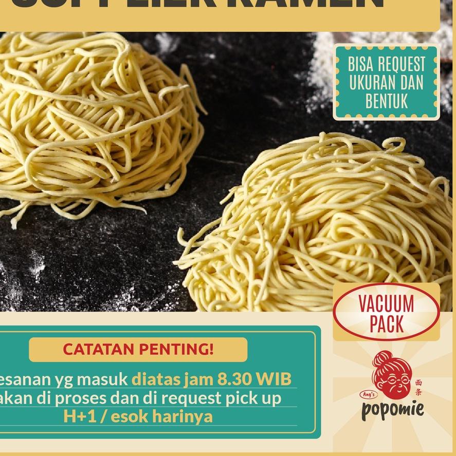 

12.12 MALL Ramen mentah Vacuum Pack Mie Ramen Basah murah