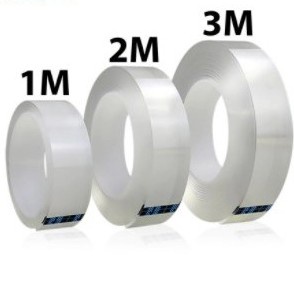 

Double Tape Gel Terkuat Isolasi bening 2 Sisi Perekat Terbaik Dinding Tanpa Bekas Ajaib Super