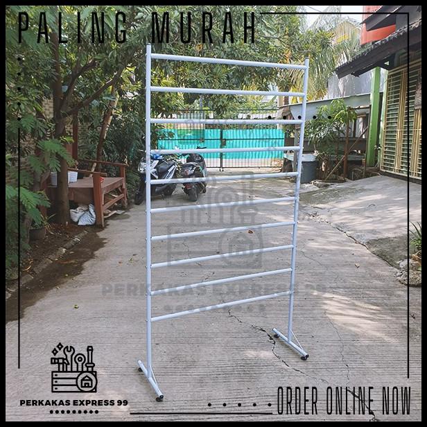 Rak Gantungan Jilbab / Gantungan Kerudung / Gawang Hijab Phasmina Besi