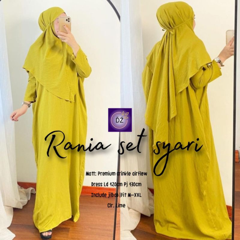 RANIA GAMIS SET SYARI TERBARU