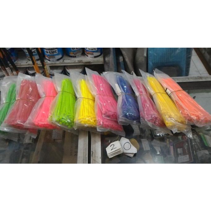 

kabel tie cable ties 20 cm warna warni pilih sendiri jual per 10 buah citrab44 Ayo Beli