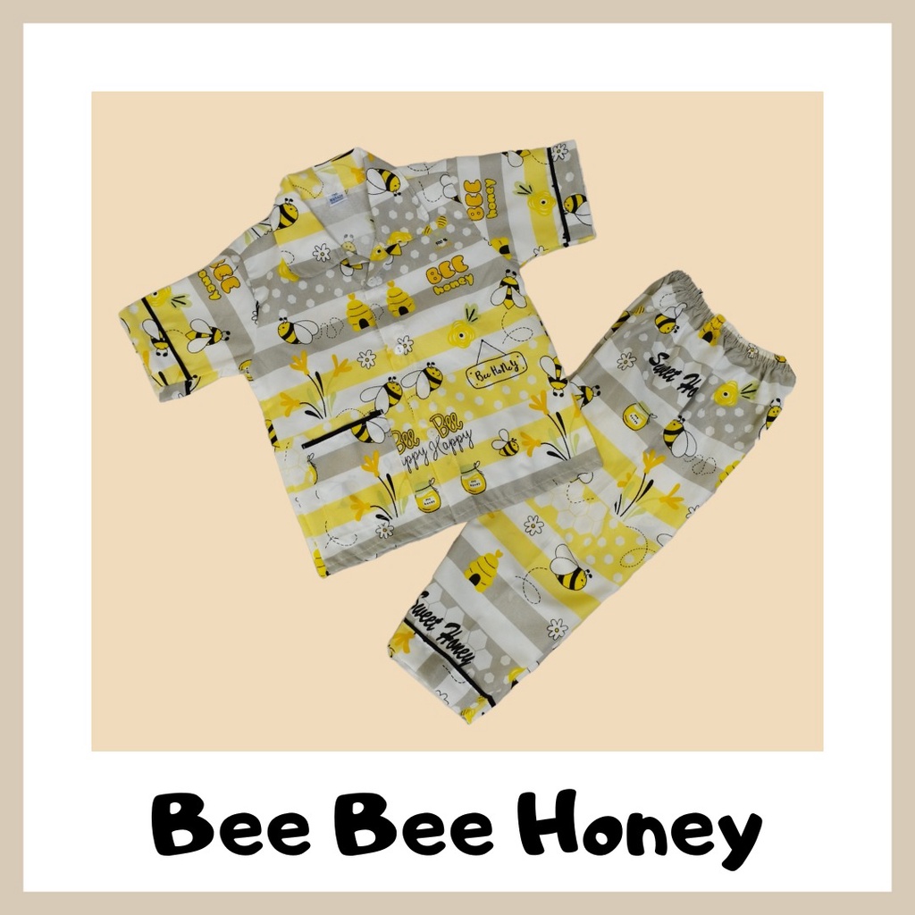 Piyama Karakter usia 11 -12 Tahun 6 pcs