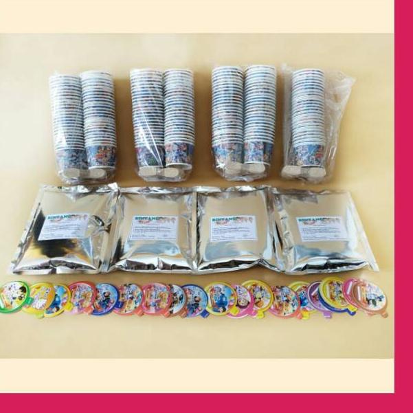 

『Perdana』 paket bubuk Es Krim komplit 4 RASA