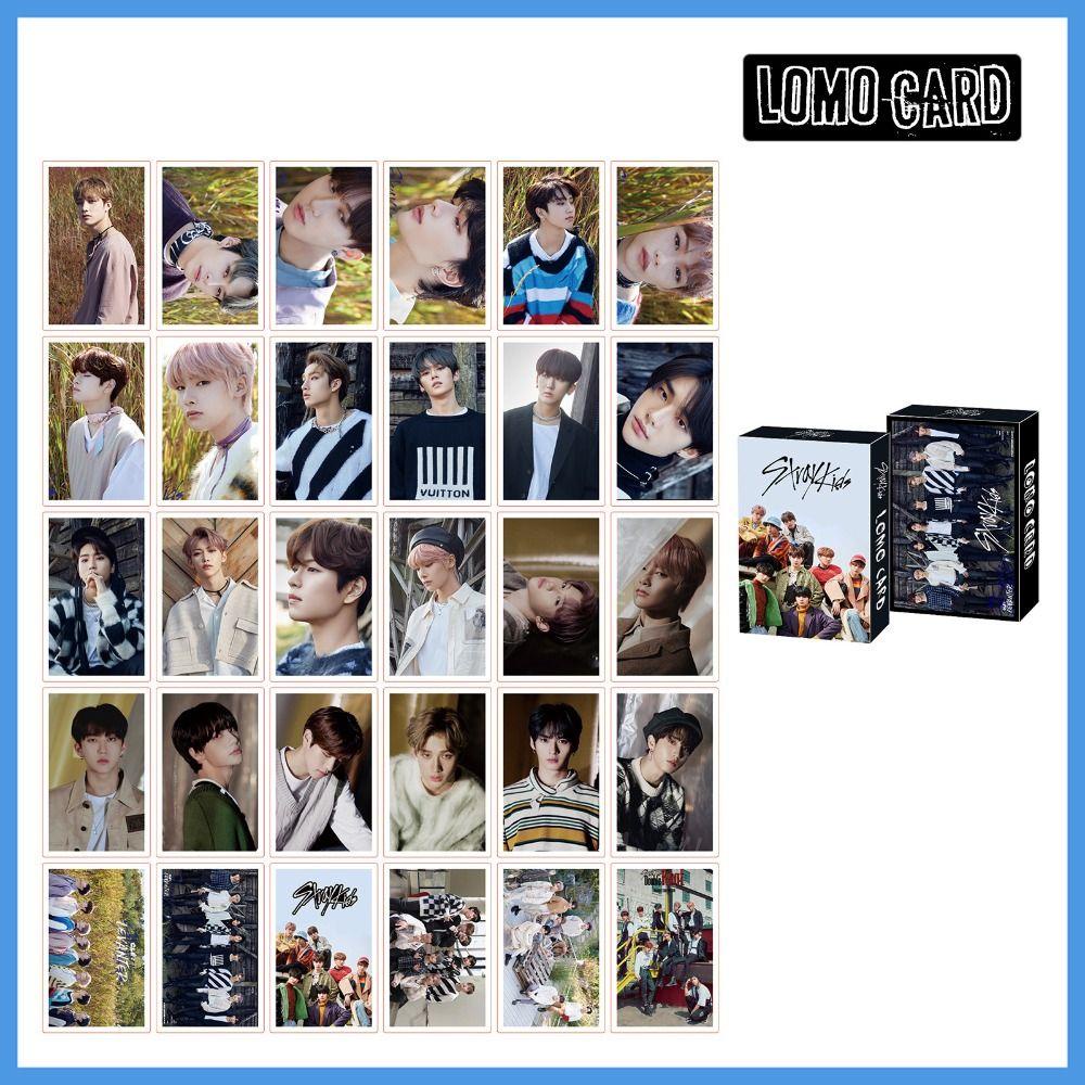 Needway  Straykids Postcards Lee Tahu 1.N Han Felix Seungmin Hyun jin Changbin Bang Chan HD Cetak Grup Cowok Postcards