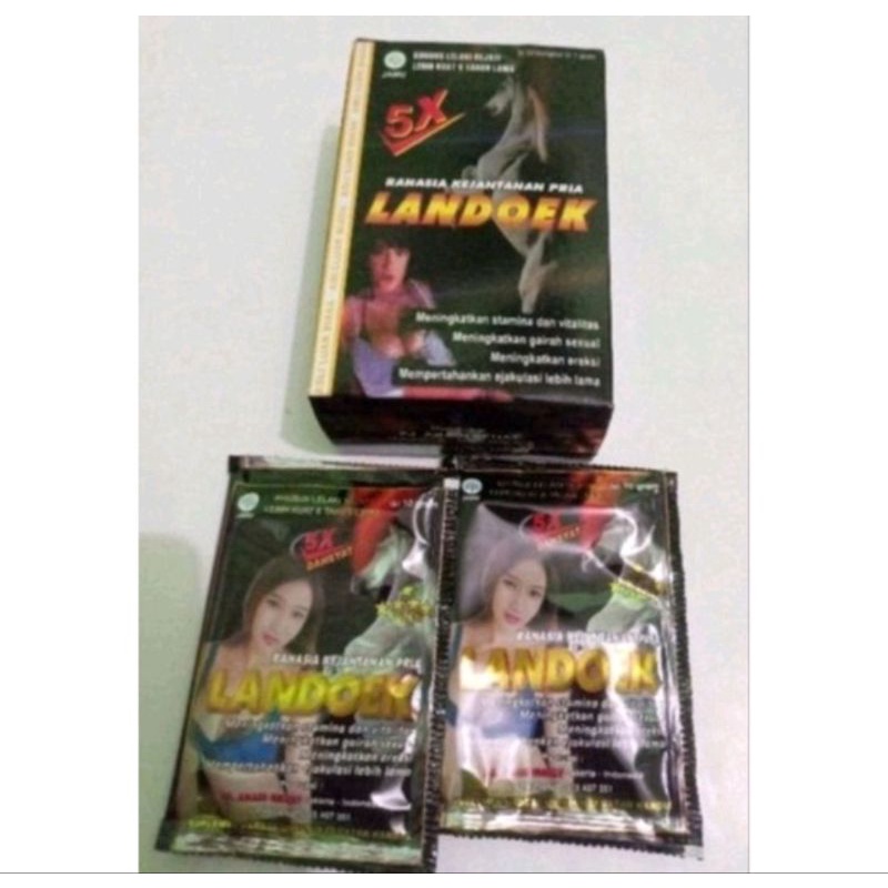 Landoek Jamu Serbuk Seduh Stamina Pria Kuat Tahan Lama Original