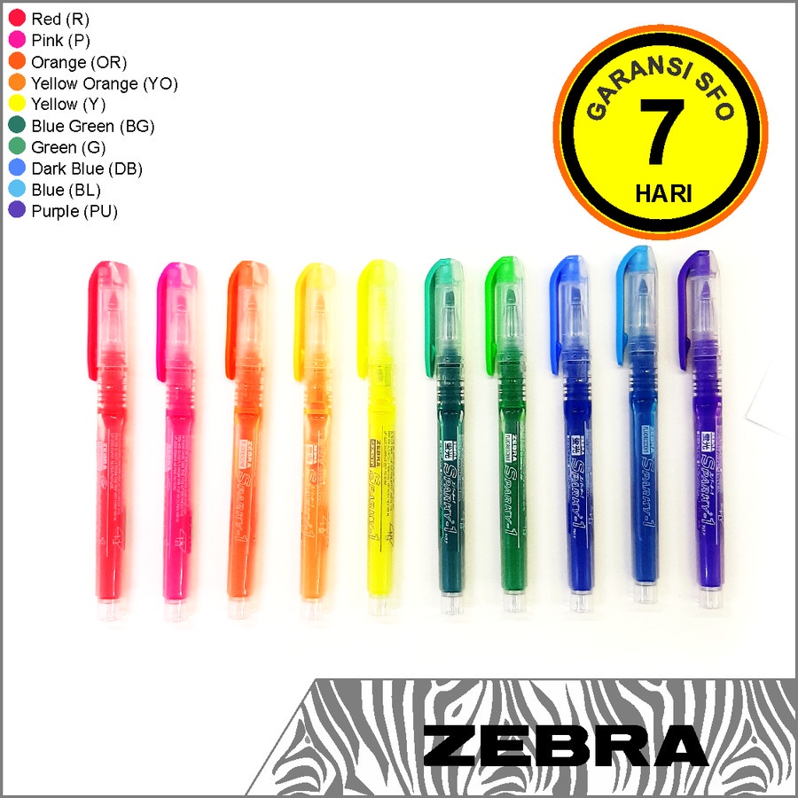 

Highlighter Zebra Sparky 1 - SFO Semarang Official