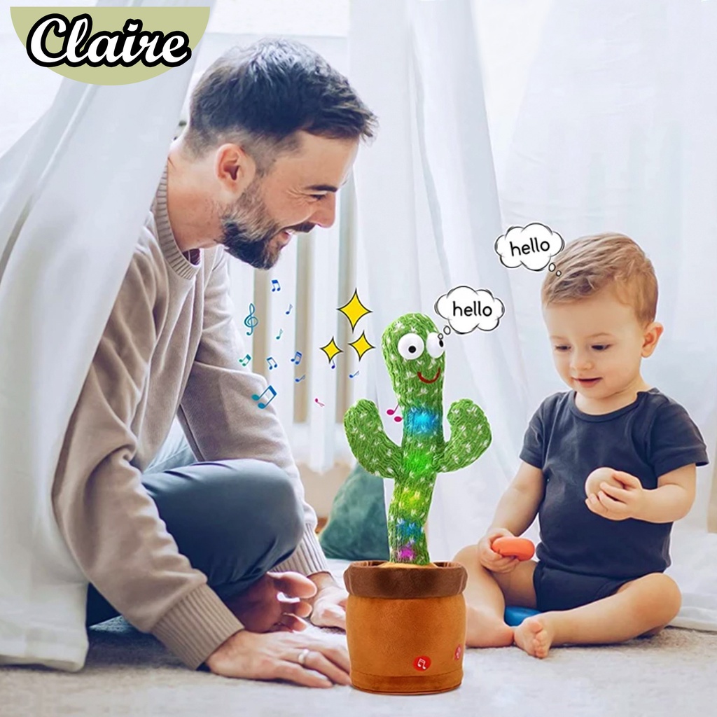 Cactus Toy Electronic / Boneka Kaktus Joget Joged / Kaktus Joget Viral Tiktok