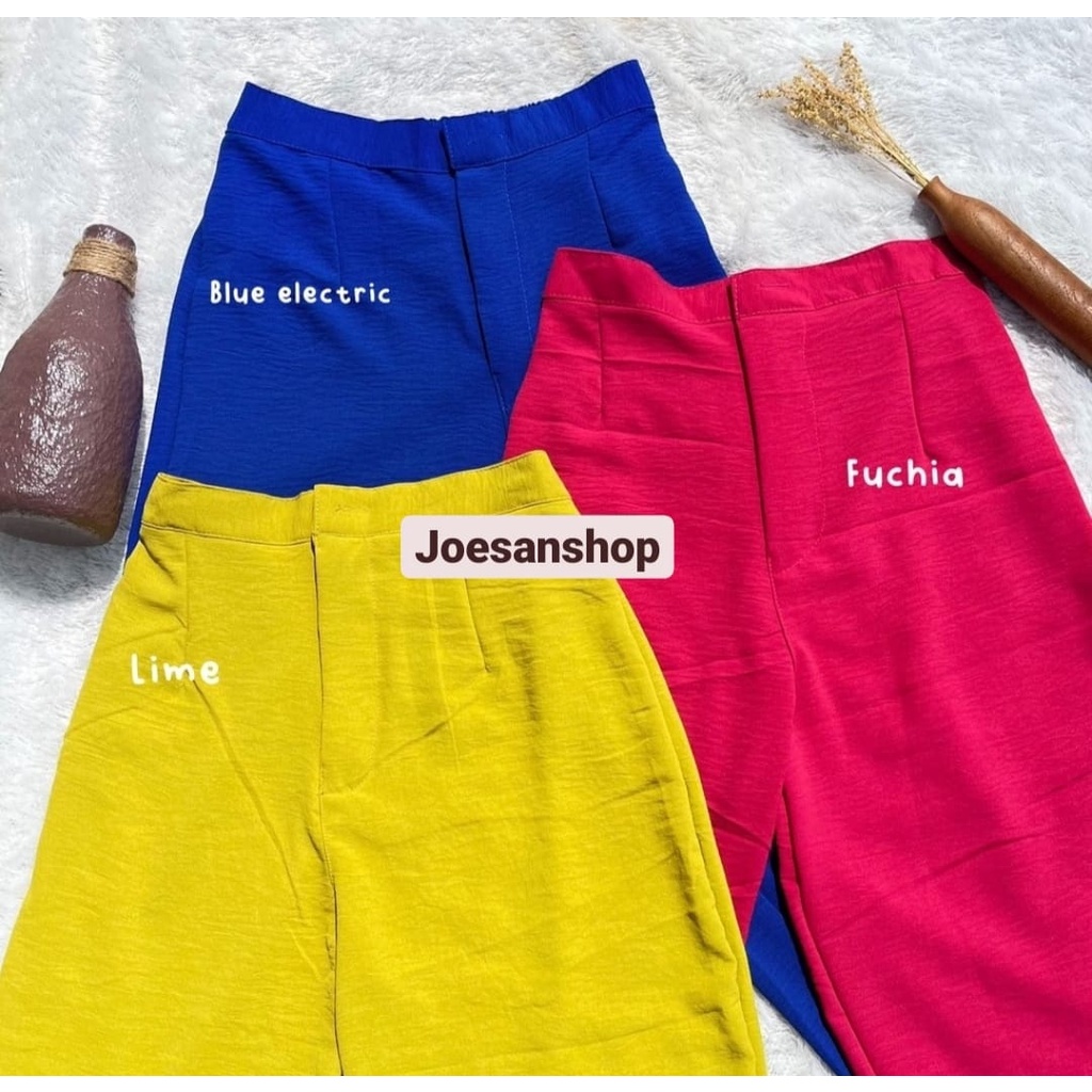 Celana kulot rayon crinkle josanshop celana murah celana crinkle premium