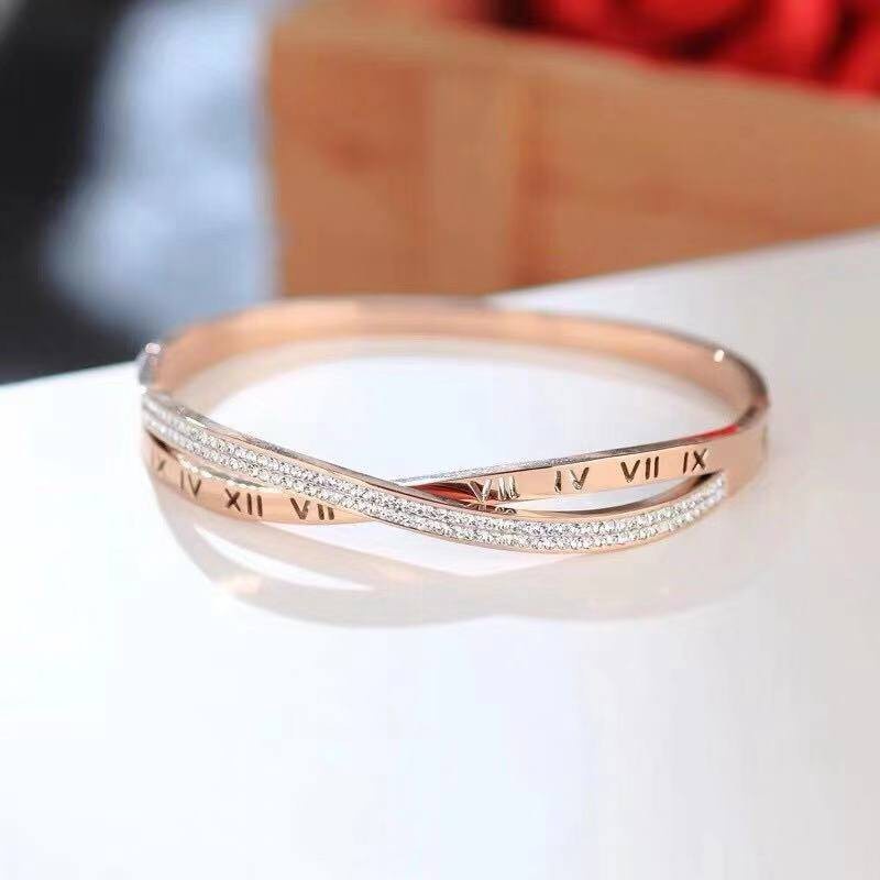 GELANG BANGLE BANGEL STAINLESS TITANIUM PERHIASAN / GELANG WANITA IBU MENYUSUI