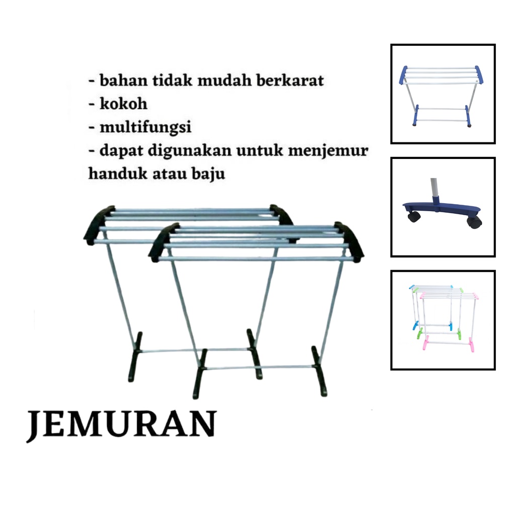 [ ABJ ] Rak Jemuran Handuk Portable