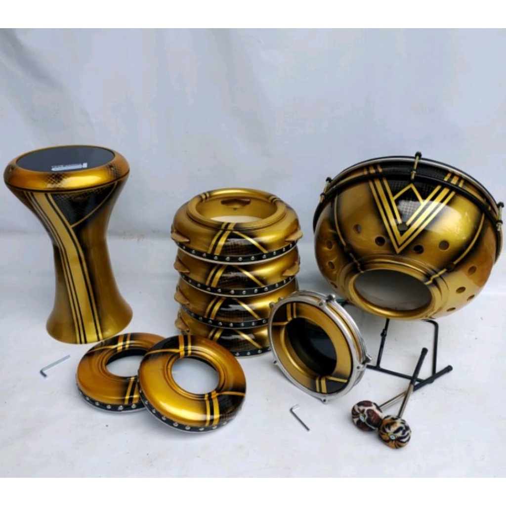 PROMO Hadroh Jepara Rebana Hadroh 1Set Fullset Super Murah Bass TAWON 40cm