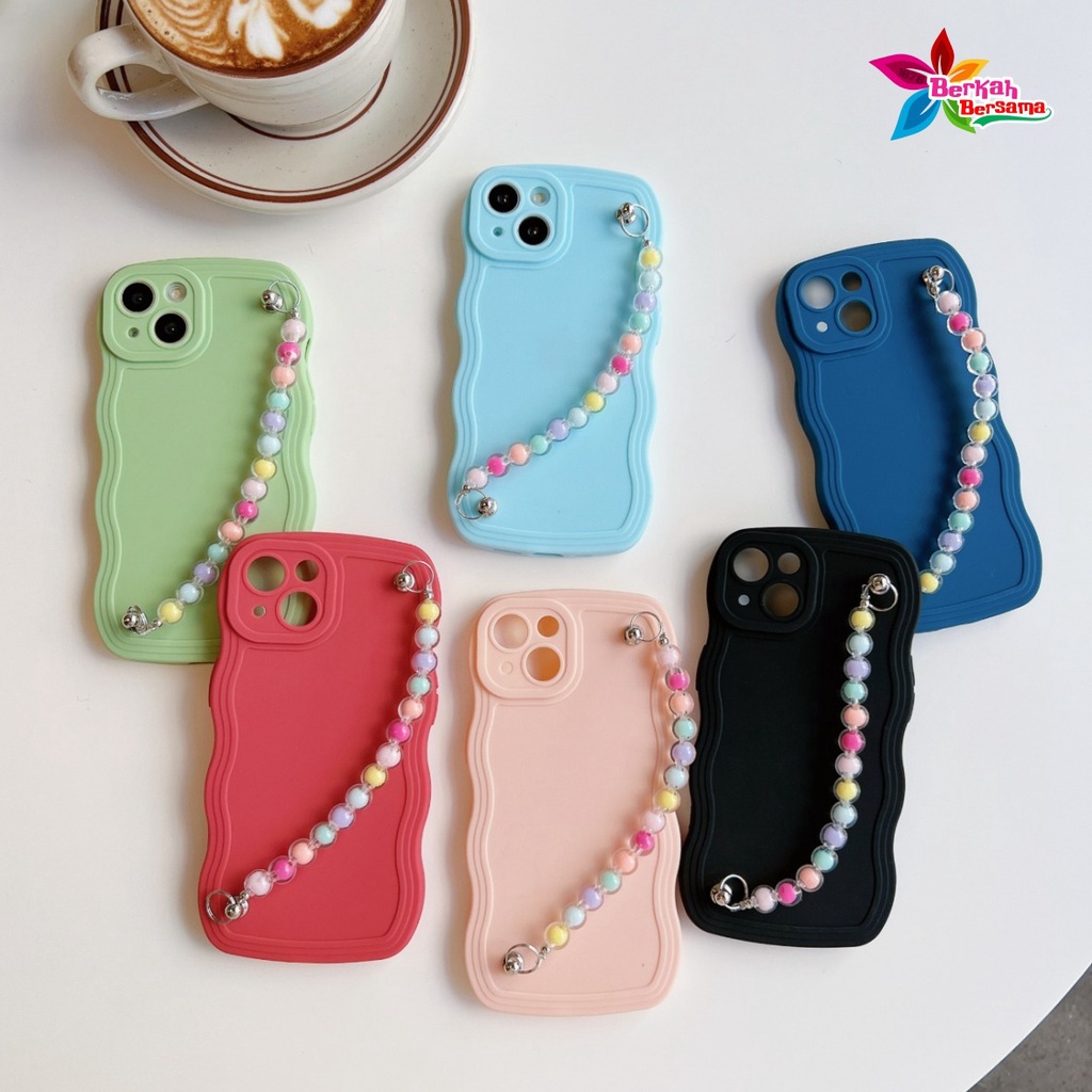 GC02 SOFTCASE GELOMBANG RANTAI MANIK FOR  INFINIX SMART 5 6 6 PLUS HOT 9 10 11 12 12I PLAY 20 20I 20S NOTE 12 G96 BB7637