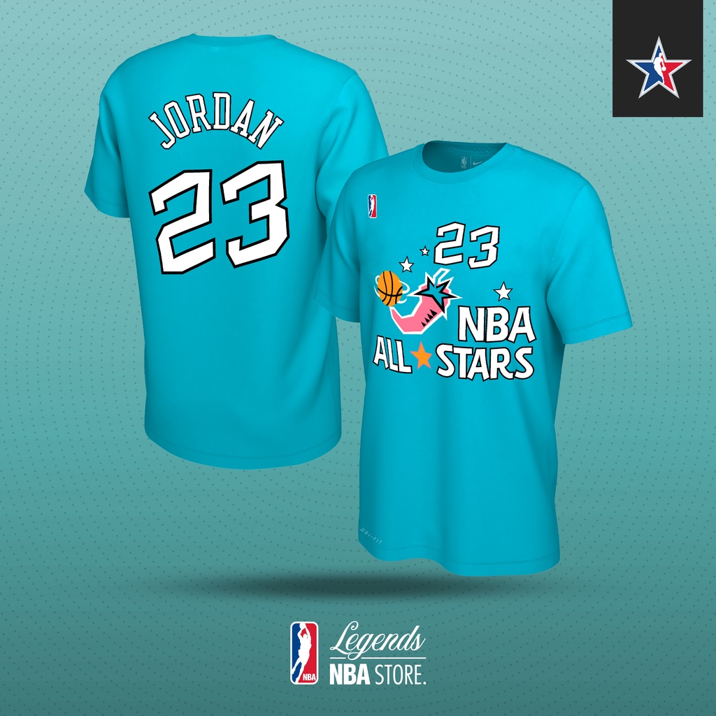 Tshirt Basket NBA All-Star East 1996 Michael Jordan Teal