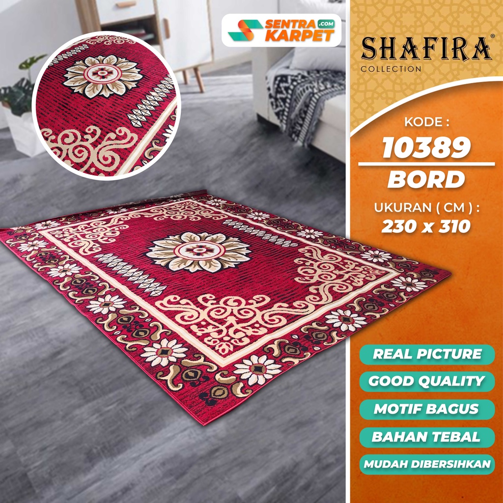 Karpet Ambal Lantai Rumah Permadani Murah - Shafira 10389  | Ukuran : 230 x 310  | Pusat Grosir Karp