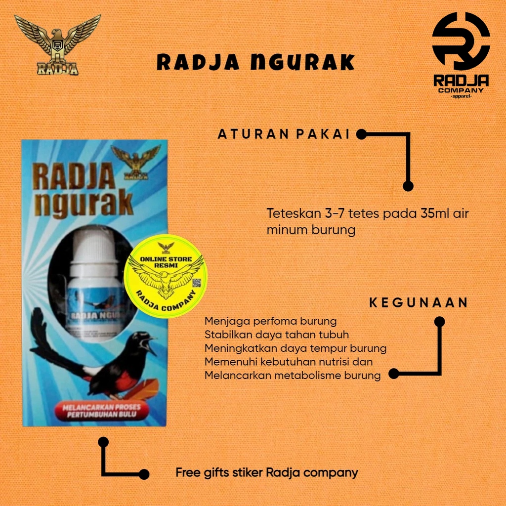 VITAMIN BURUNG RADJA COMPANY RADJA NGURAK
