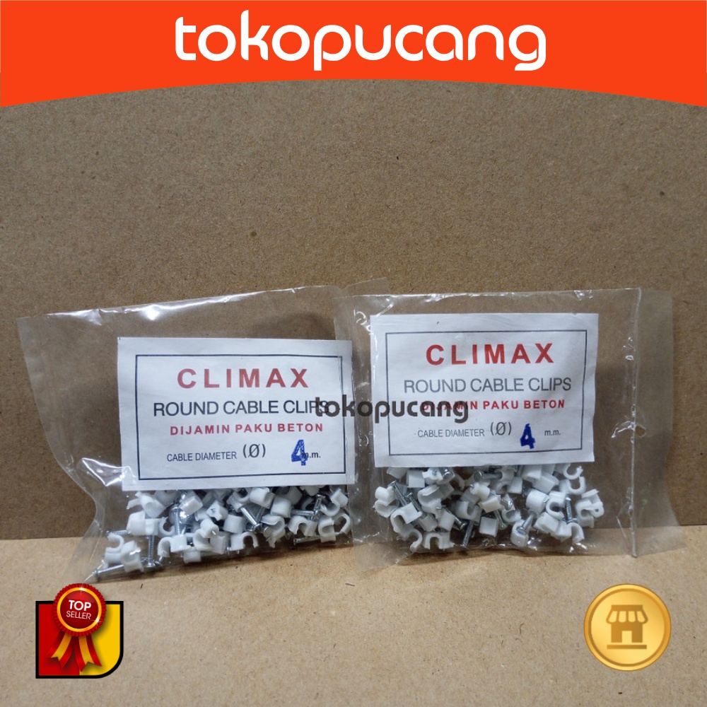 KLEM KABEL NO 4 LISTRIK PLASTIK PAKU BETON ASLI UKURAN NOMOR 4