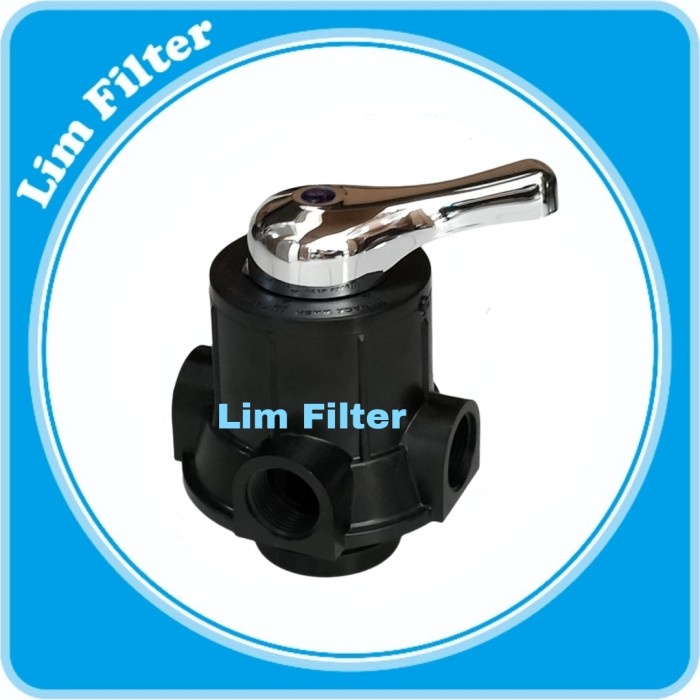 <<<<<] 3 WAY VALVE HEAD FRP - KEPALA TABUNG FILTER FRP 3 WAY