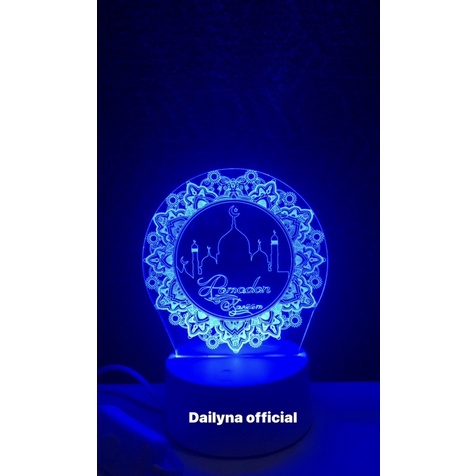LAMPU KADO Akrilik AESTETIC LED 3D ~ LAMPU HIAS KAMAR AESTETIC