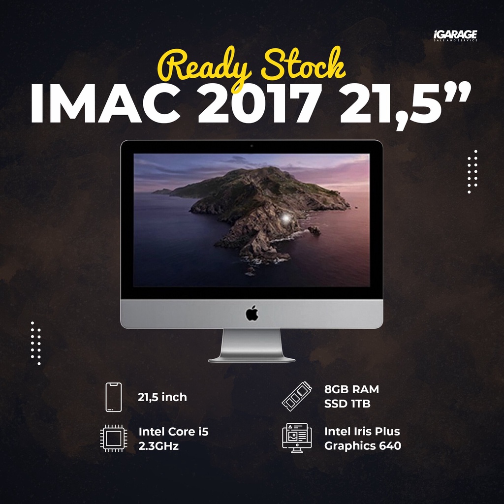 iMac 21,5" 2017 4K 2,3GHz Intel Core i5 8/1TB SECOND ORIGINAL