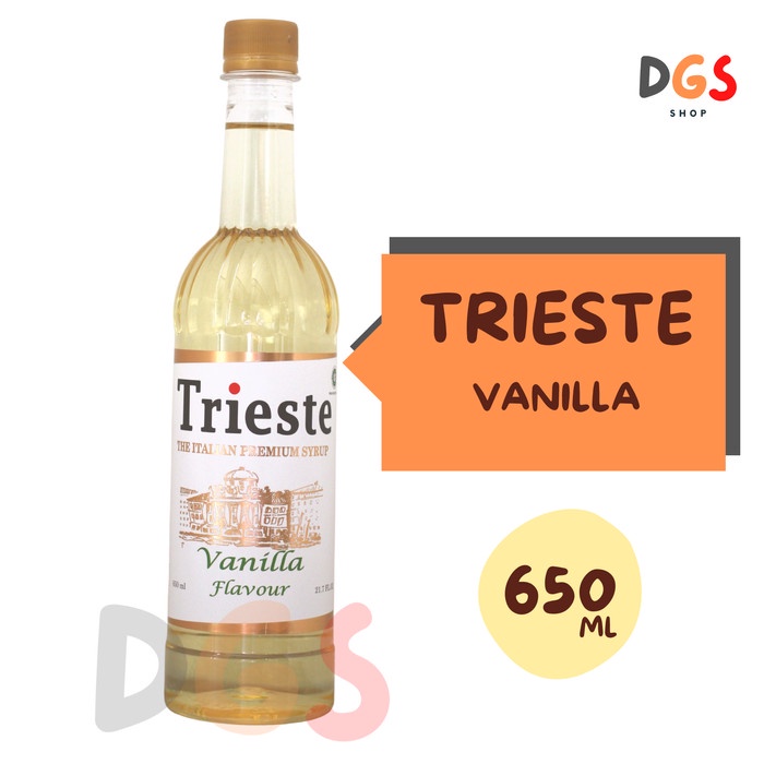 

SYRUP TRIESTE VANILLA - SIRUP RASA VANILLA - 650 ML