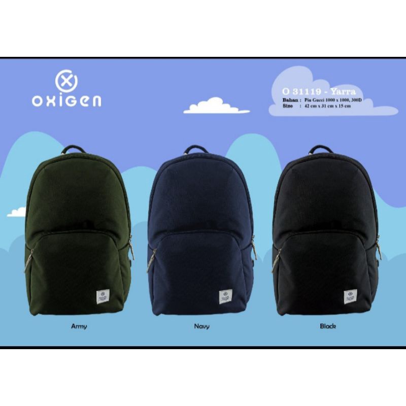 TAs sekolah tas ransel merk "OXIGEN" original