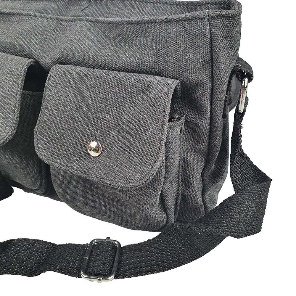 Tas Selempang Messenger Bag Material Kanvas Berkualitas  - 1008