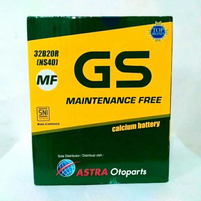 Aki mobil Suzuki Splash GS astra MF NS40 aki kering