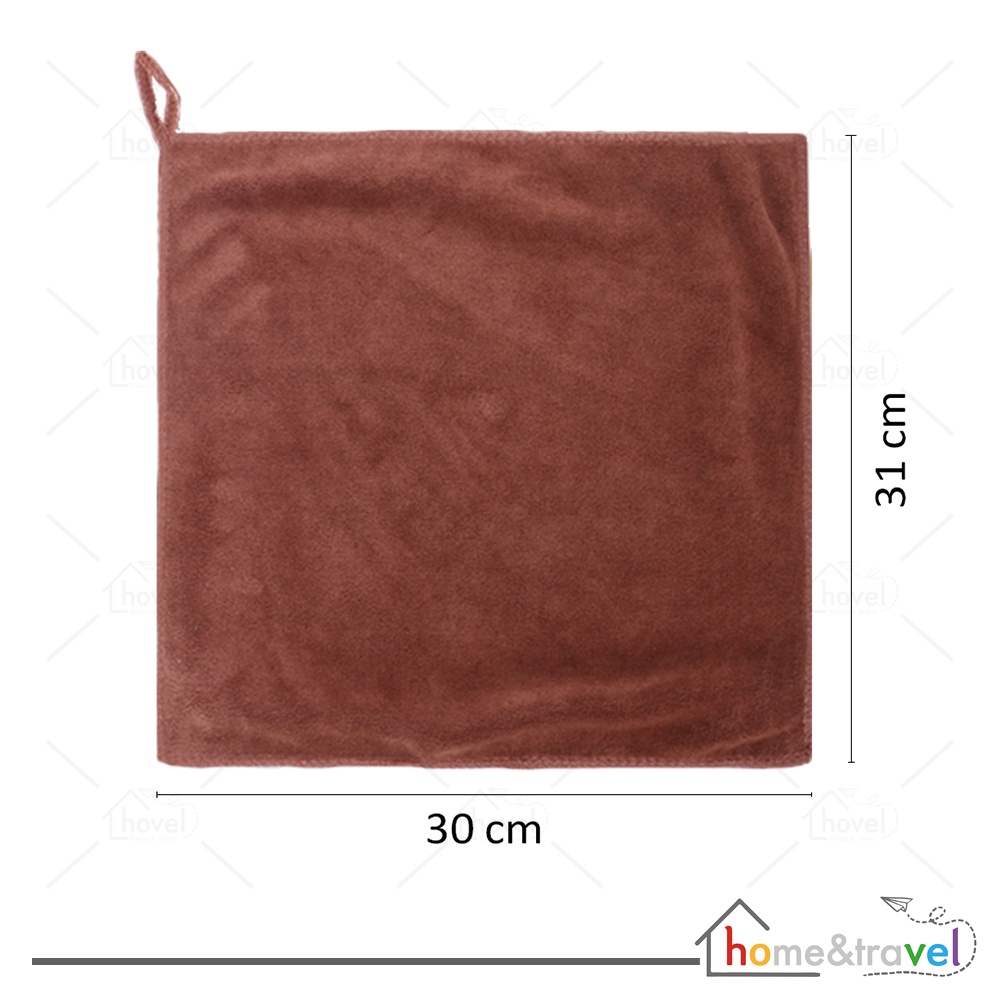 HOVELSHOP Lap Microfiber Tebal Lembut  Kain Pembersih Anti Bakteri Multifungsi