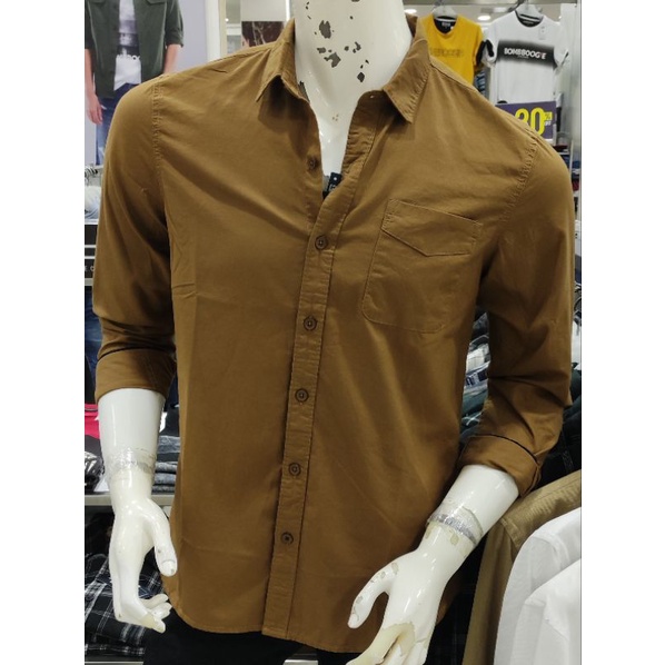 bombboogie kemeja lengan panjang laki-laki original (S-XL)