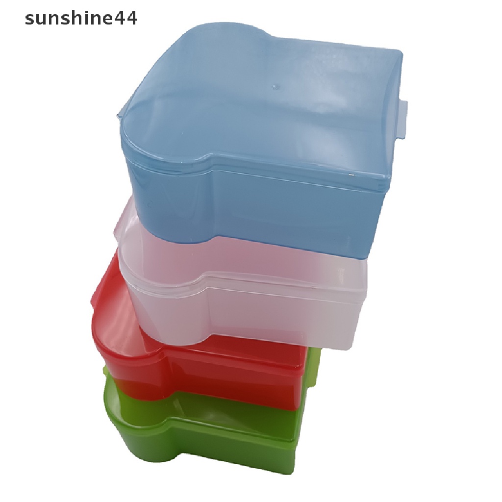 Sunshine Wadah Sandwich Plastik Dengan Tutup Reusable Food Storage Lunch Box.