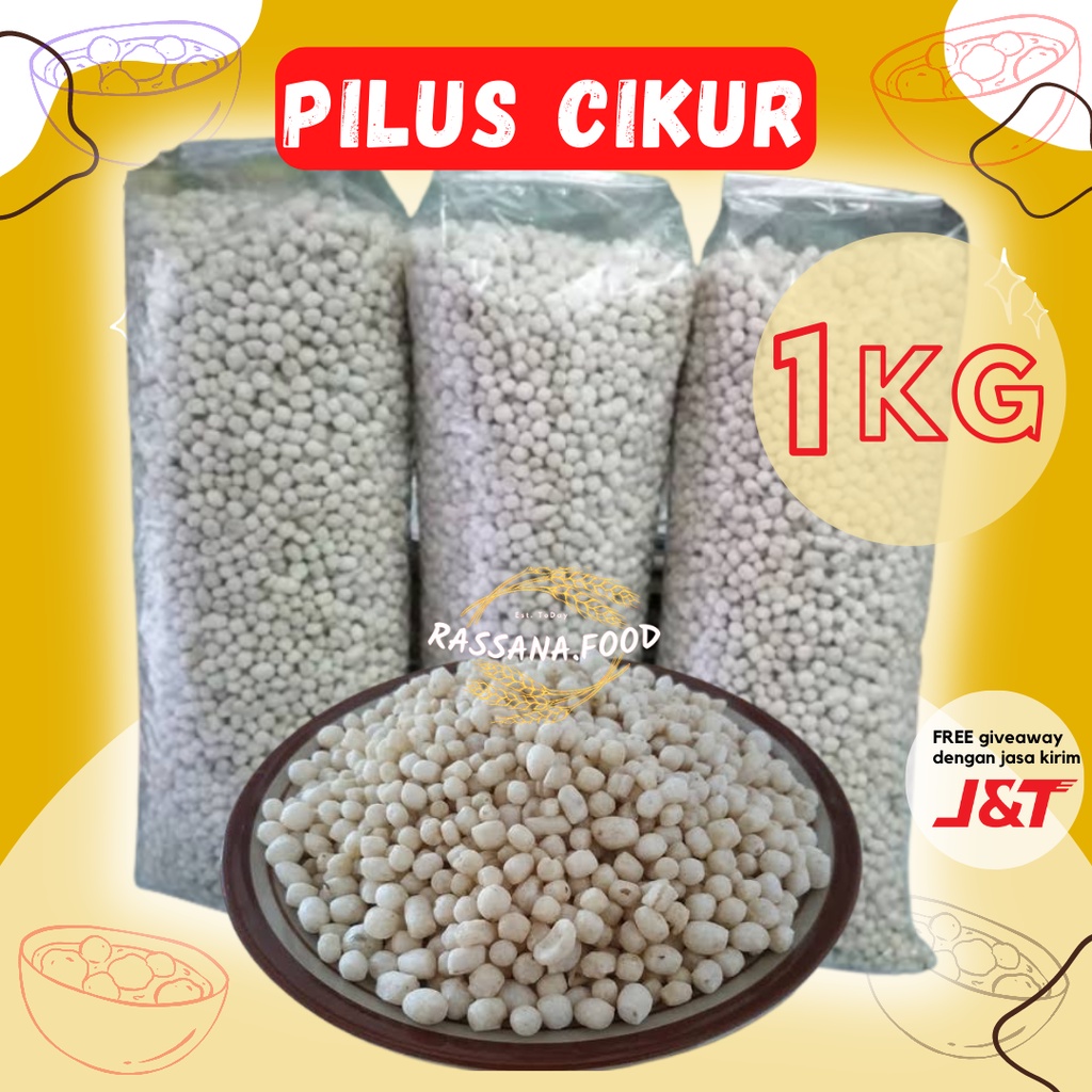 

PILUS CIKUR 1KG BUKAN SARIRASA pilus tegal asli