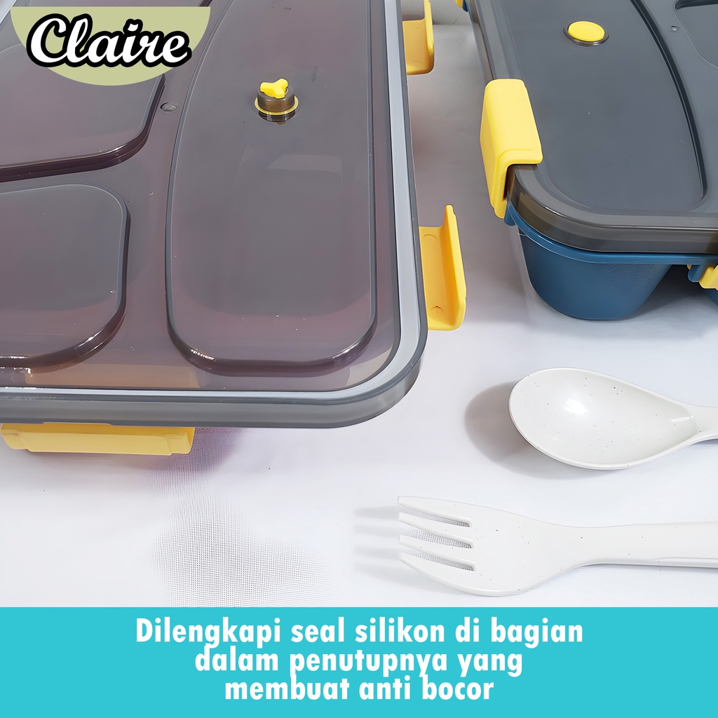 Kotak Bento 4 Lubang A269 / Lunch Box / Kotak Makan 4 Lubang