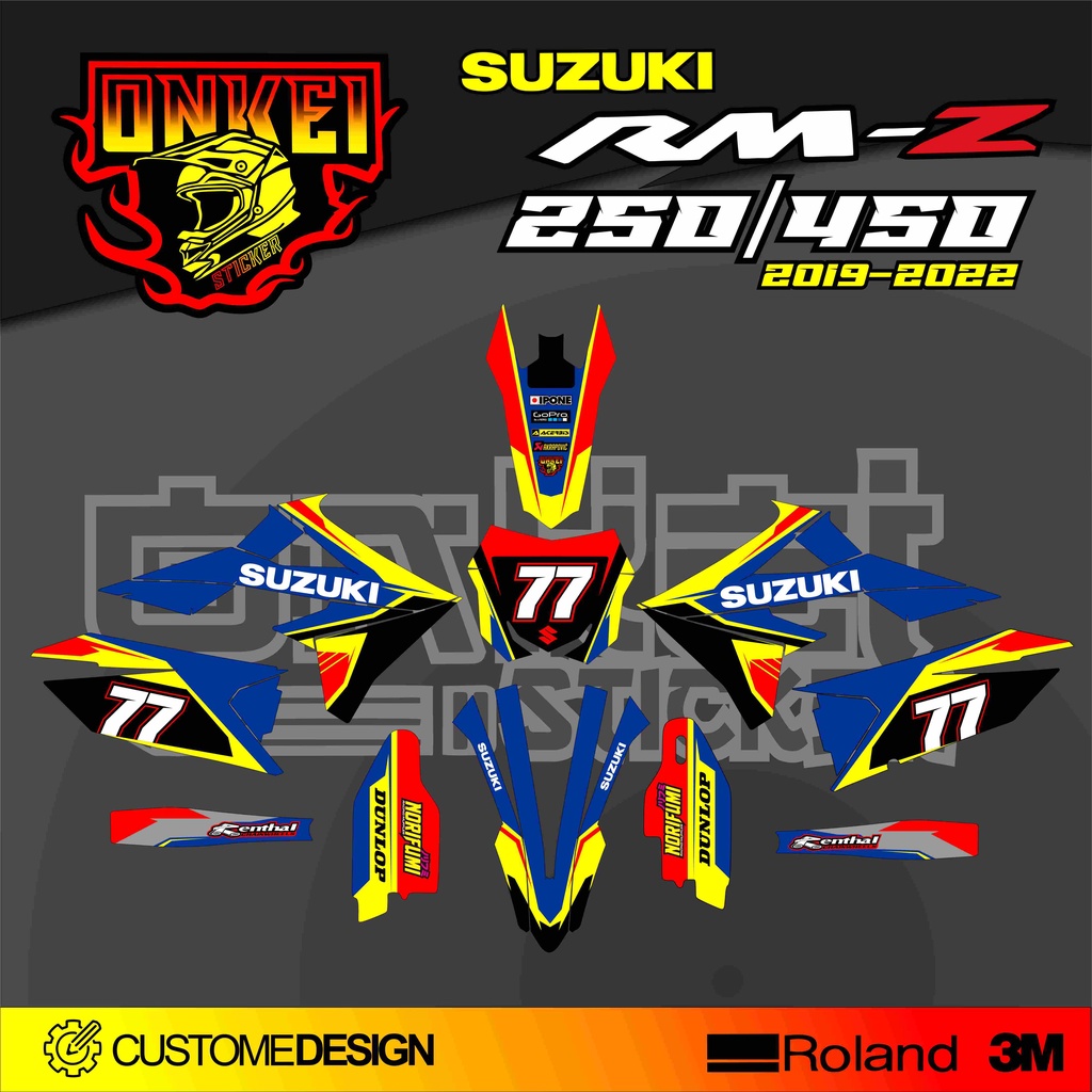 DECAL STICKER RMZ 250-450 2019-2022 SR1